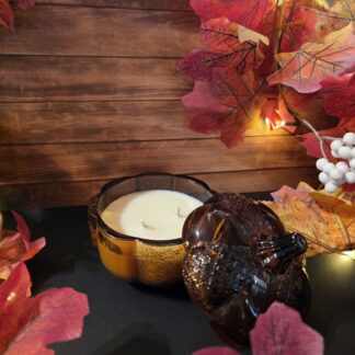 Amber Pumpkin Jar